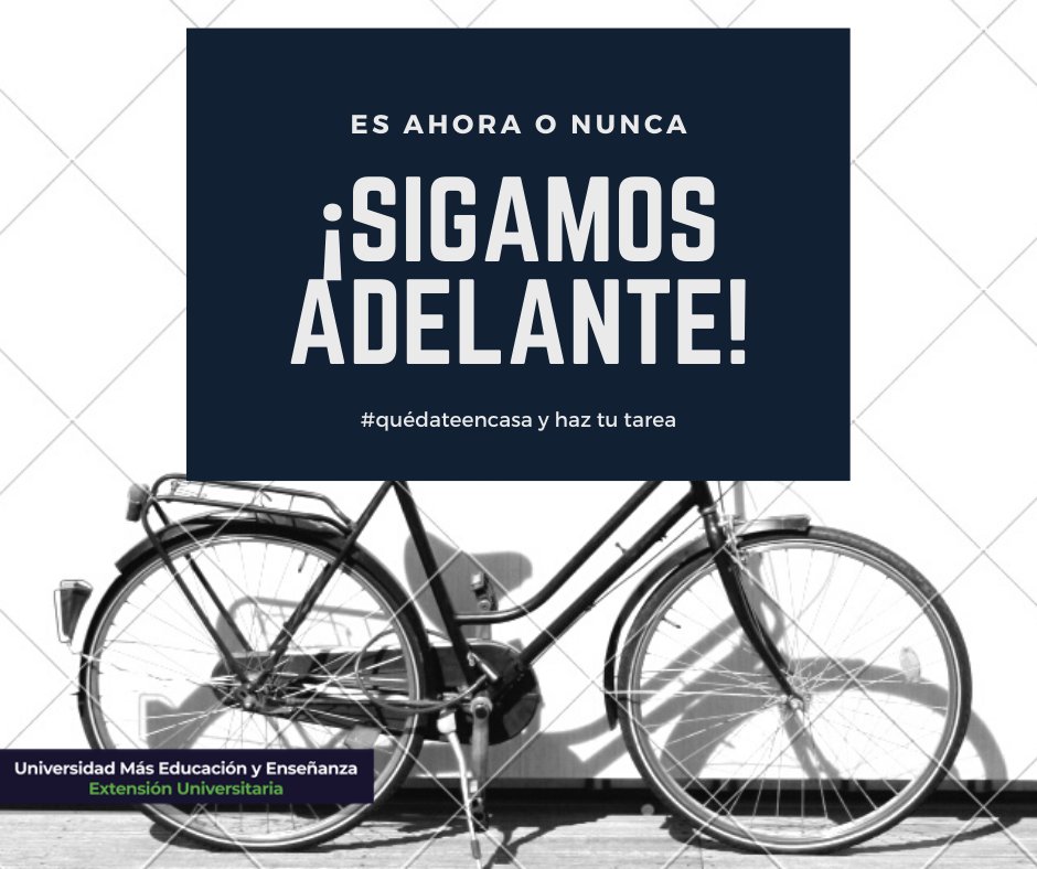 UmaeeExtension's tweet photo. Un viaje de 100kms comienza con el primer paso 👊
Planifica tu día y cumple tus metas, juntos lo lograremos. 🤓 #QuedateEnCasa #UMAEE https://t.co/OQcUmeIk8w
