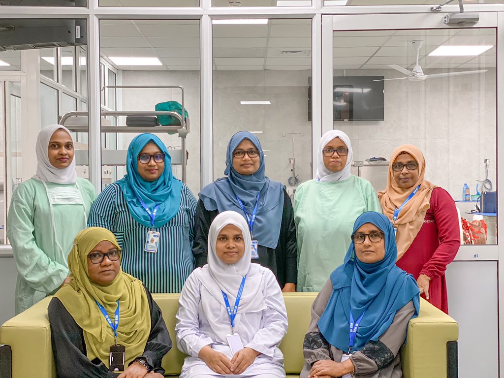 aeh_mv's tweet photo. We’re happy to announce that our Dialysis at AEH  is open and, fully functional from today onwards for our patients receiving Hemodialysis. @MoHmv @AdduCityCouncil @ameenex @FaisalNasym https://t.co/0tHFszAcJQ