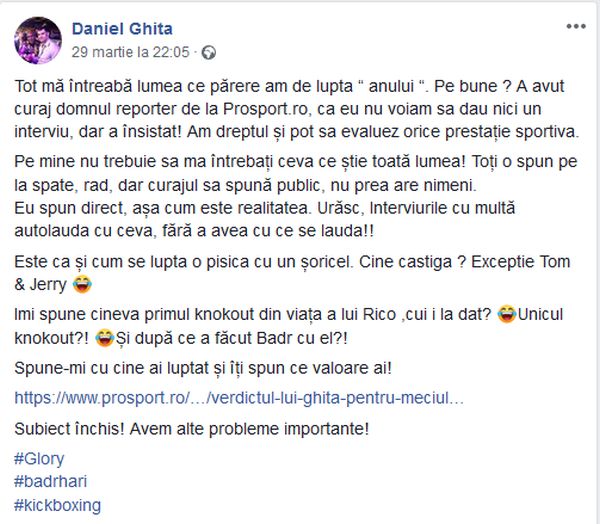 BogSavin's tweet photo. Multumesc, Daniel Ghita! https://t.co/c7NsAt3vxS