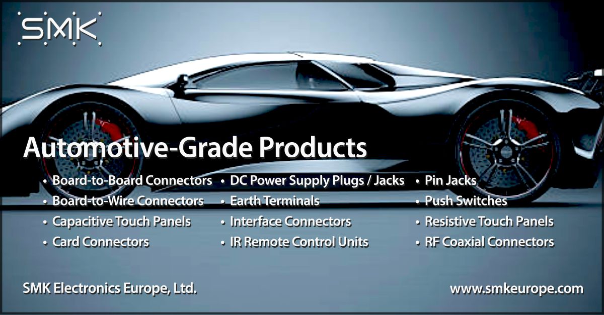 SmkEurope's tweet photo. SMK Electronics Europe - Global Supplier to
the Auto Industry's Tier I &amp; II Manufacturers
SMK Electronics Europe is a global supplier of automotive-grade components to the industry’s leading Tier I &amp; Tier II manufacturers.  Learn more . . https://t.co/kvBqC1ZWPx https://t.co/xa3nb5fe0G