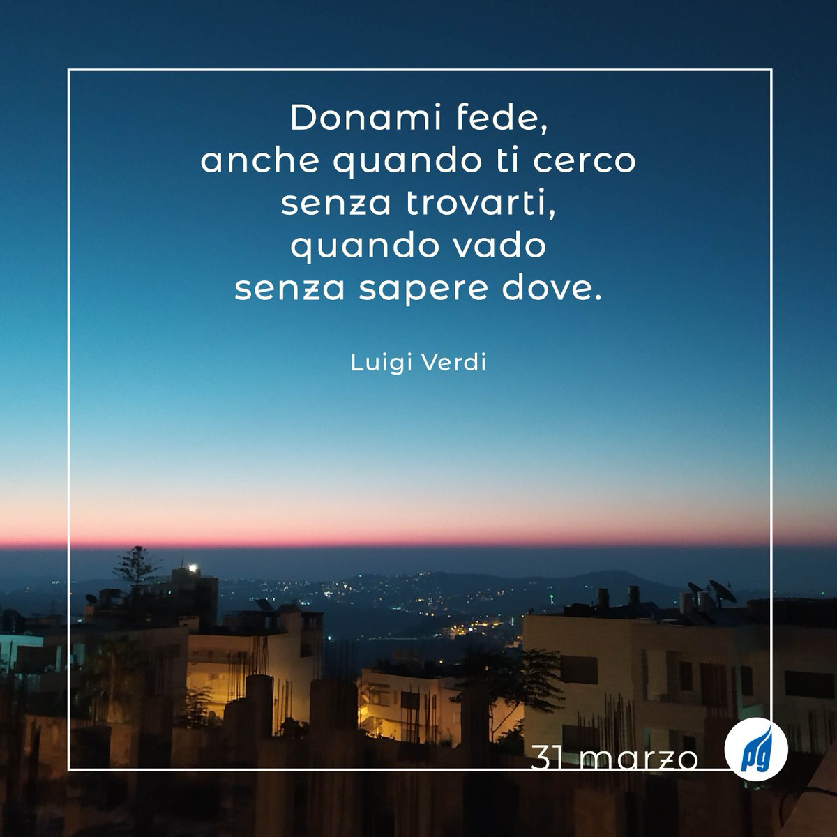 pgsavona's tweet photo. Signore, ascolta la mia preghiera,
a te giunga il mio grido di aiuto.
Non nascondermi il tuo volto
nel giorno in cui sono nell’angoscia.
Tendi verso di me l’orecchio,
quando t’invoco, presto, rispondimi!
Salmo 101

#quaresima2020 #salmi #salmo101 #preghiera #giovani #paroladidio https://t.co/AX07dlNrqf