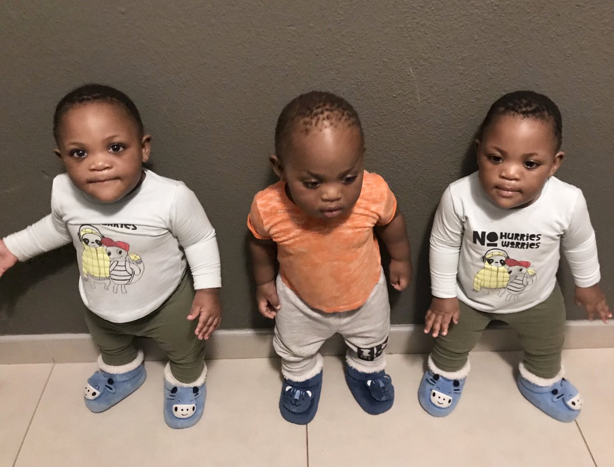mommy_triplet's tweet photo. I found them red handed, trying to move, the cot again. They now in the interrogation room. Whose idea was it, to move the cot 🤷🏽‍♀️ https://t.co/tHz3QzbdmW