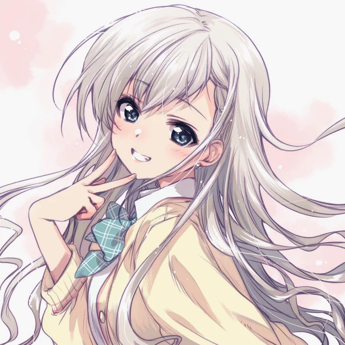 はーちゃんのふわふわロングヘア好き…! 