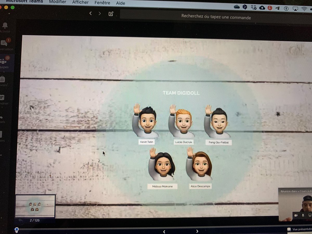 On débute la masterclass Sur la transformation digitale su secteur du jouet par les étudiants du <a href="/MBADMB/">mbadmb</a> 

Follow : #digidoll #mbadmb 

#onalapatate #teams #efapathome#restezchezvous