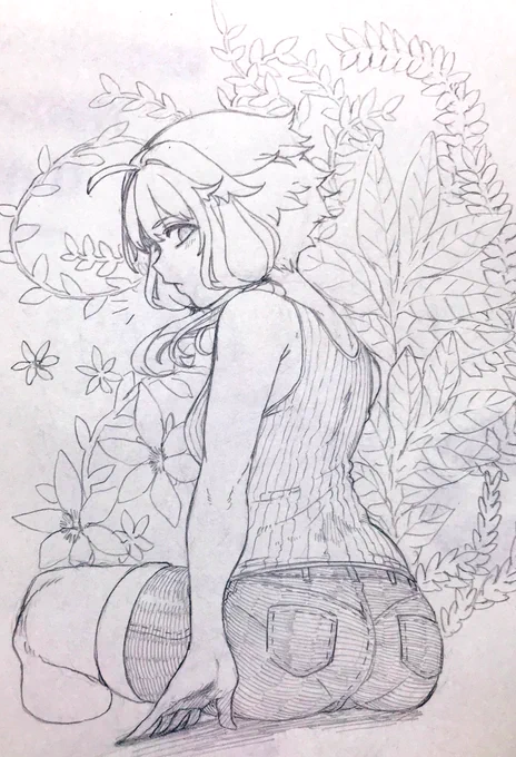 背面結月 