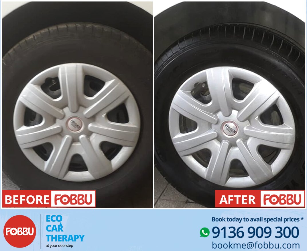 myfobbu's tweet photo. #tyrescleaning #cartyresclean #cleaning #carwashcenter #tyres #coating #auto #autocare #mercedes #care #fobbucarcare #nobluenogreen #bethechange #waterlesscarwash #carcarecentre #littleworldmall #kharghar #beforefobbu #afterfobbu https://t.co/m6xxOQAKPr