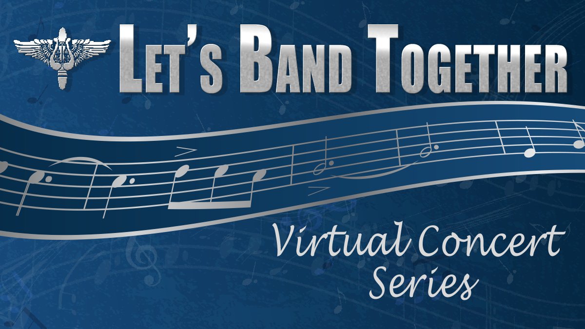 Air Force Bands continue engaging in ways that are Honoring, Inspiring, and Connecting.  We will to produce new musical products as well as share older content from our libraries.  We hope you enjoy.  Stay safe, the #AFSalutes your efforts. #LetsBandTogether