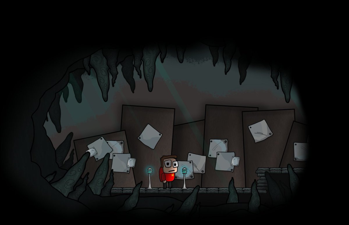 IndieRyanAvent's tweet photo. Starting a new game "Red Shirt: Dimensions Collide" (Working title) taking me a while to get my art style down but i think i have something the finally looks good, all criticism welcome..... This will be a Metroidvania with puzzle based elements. https://t.co/MBCcjx057y
