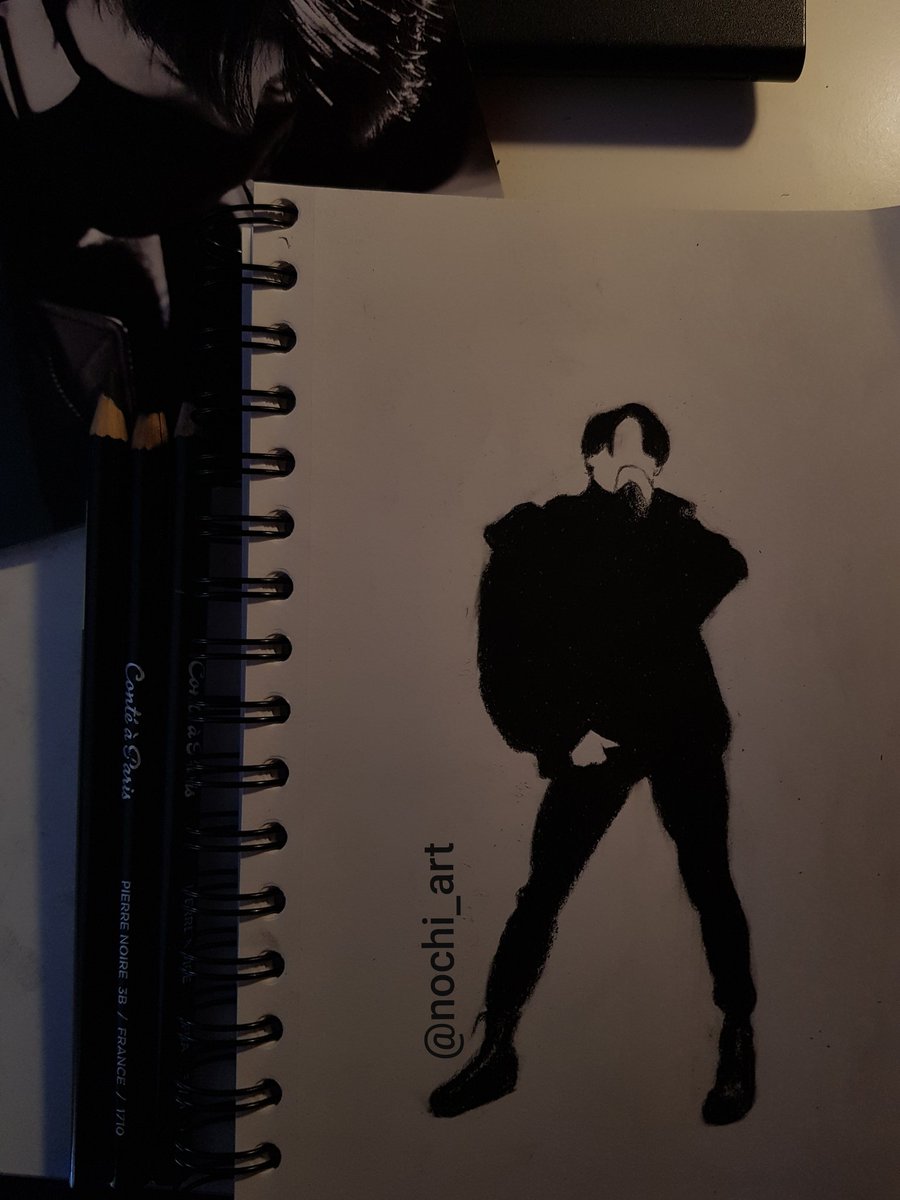 nochipire's tweet photo. No thought 
Head empty 
It's your favourite eboy 
#jungkook  #jungkookslegs #fanart #drawing #bts https://t.co/5gUqkjvoyQ