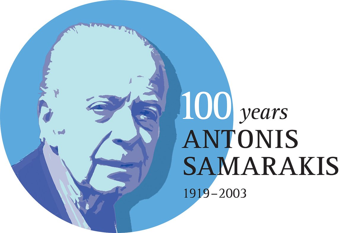 GreeceinSpain's tweet photo. 2020 ha sido proclamado como “Año #AntonisSamarakis”, al cumplirse cien años desde el nacimiento del escritor griego y defensor de los derechos humanos. “El fallo” es su novella más conocida @panoramagriego @cultureGR
➡️https://t.co/DeA2MHIJIV https://t.co/j429258b8o