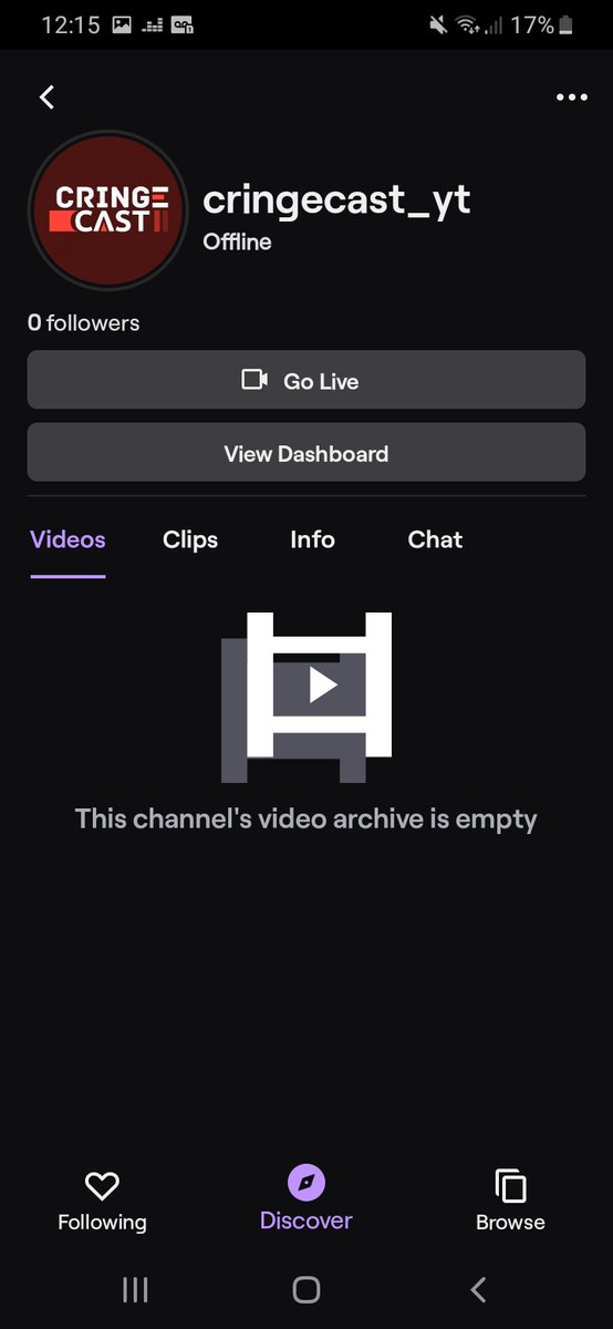CringeCast2's tweet photo. We now have a Twitch channel! https://t.co/TbfYDAeGxQ