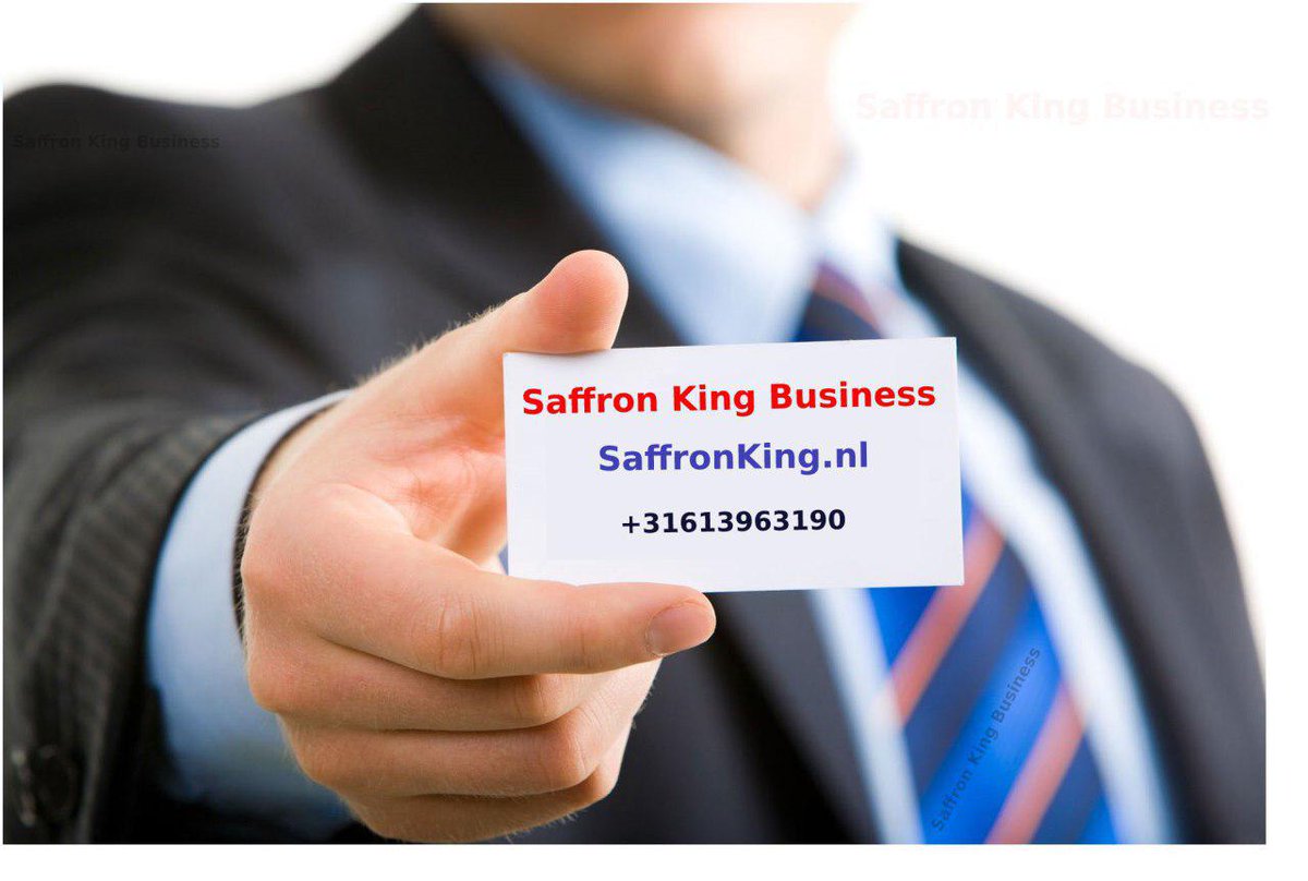 BusinessSaffron's tweet photo. #Web_Conference on #Saffron_Export
We are #saffron_manufacturer_and_supplier
Contact us to #buy_saffron and export saffron
We are a major source of saffron
We are ready to serve you at our #saffron_sales outlets around the world
+31644341144
+31107511761
https://t.co/ZyB4uARyWW https://t.co/pe24Qq24Qy