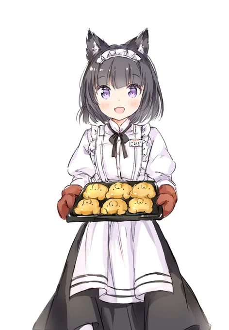 パン屋さんの看板娘の名前をこむぎちゃんにしました! 