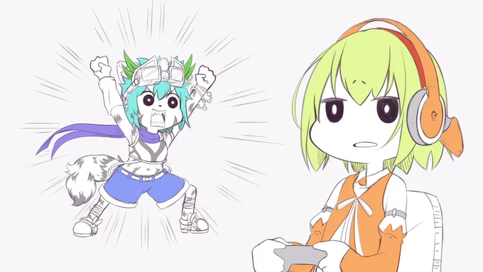 楽曲バトル!肩バーンと化したイッヌ #maimai #スカイフェザー https://t.co/baq0tQmmgm 
