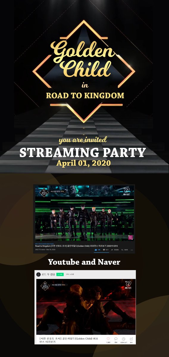 GNCD_TEAM's tweet photo. [#GNCD_R2K_StreamingParty] 

You are cordially invited to the R2K Streaming Party this 4/1! Check the images for more details! We'll be having two waves. We hope to see all of you there!

🥇https://t.co/lEfc5CjCZ8
🥇https://t.co/JdwZmThavw

#골든차일드 #GoldenChild #Golden_Child https://t.co/5ix9Vr8eDS
