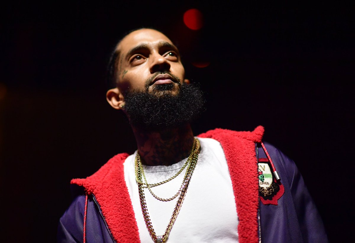 russdiemon's tweet photo. TMC 🏁🏁🏁 RIP NIPSEY https://t.co/4tofNybQO7