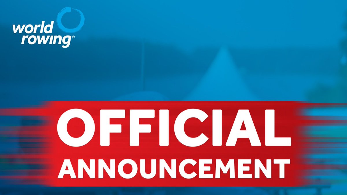 FISA announced today the postponement of the 2020 European Rowing Championships regatta, planned for 5 -7 June in Poznan, Poland. Full story here :

worldrowing.com/news/postponem…