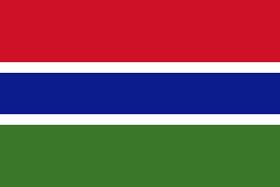 Gambia. 6/10. Almost really good but also a little dull. Adopted in 1965 following separation from Britain (and flag kept during absorption from Senegal). The thin blue represents the Gambian river, red is for the sun and equator and green is for the forest. White is for peace.