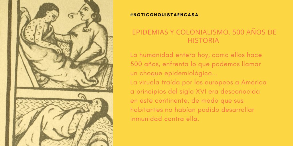 noticonquista's tweet photo. #NoticonquistaEnCasa
#QuédateEnCasa 

En este año de 2020, una coincidencia cruel ha hecho que cumplamos los 500 años de la primera epidemia que asoló a Mesoamérica en 1520, enfrentando otra pandemia, la del coronavirus. 
¡Lee, comenta y comparte!
https://t.co/Mk9unHohIE https://t.co/kIKvB24dKd