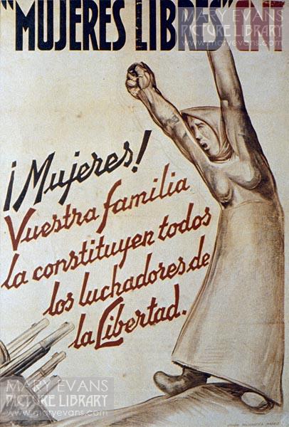 Mujeres Libres is easily the most interesting anti-fascist women's organisation in Republican Spain, so they should do better than this imo.