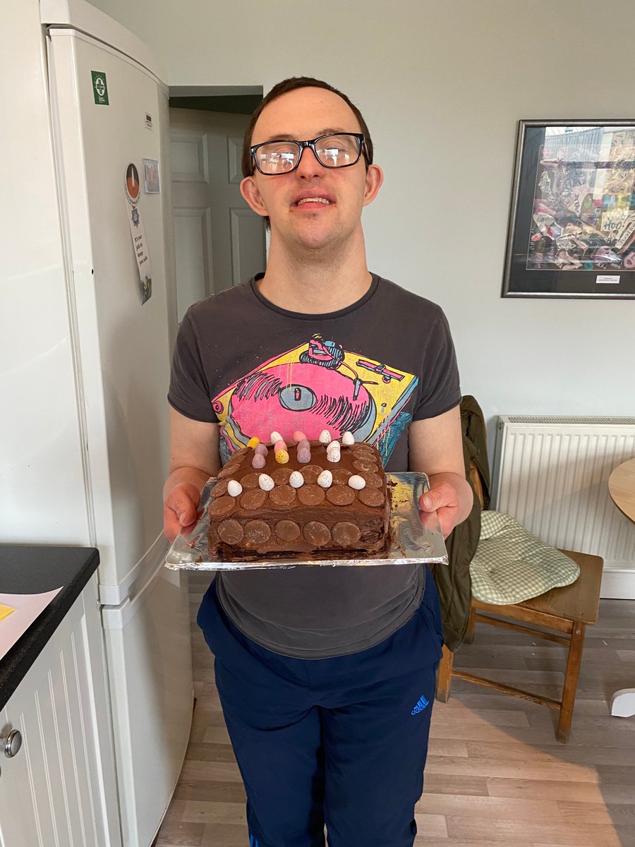 TheAvalonGroup's tweet photo. James wanted to make sure his housemate Andrew still has a great birthday, even during the #lockdown. So he pulled out all the stops to bake an epic cake! (he may have also had a sly taste of the leftover mix, but we think that's allowed) #makingthingsbetter #bakingthingsbetter https://t.co/aejnR61qZo