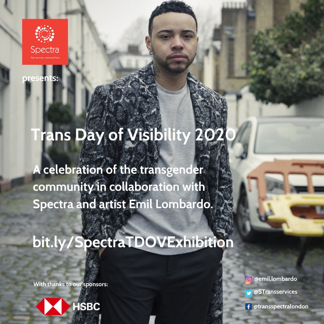 Spectra_London's tweet photo. To celebrate #TransDayOfVisibility @STransservices & @spectra_london supported by @AttitudeMag @HSBC_UK
@Intrepidcamera with images by Emil Lombardo are proud to present “Political Existences” an online exhibition @ https://t.co/KCn7Q2rGVi incl @kennyethanjones & @Charlie_Craggs https://t.co/rdMUqEfdLD