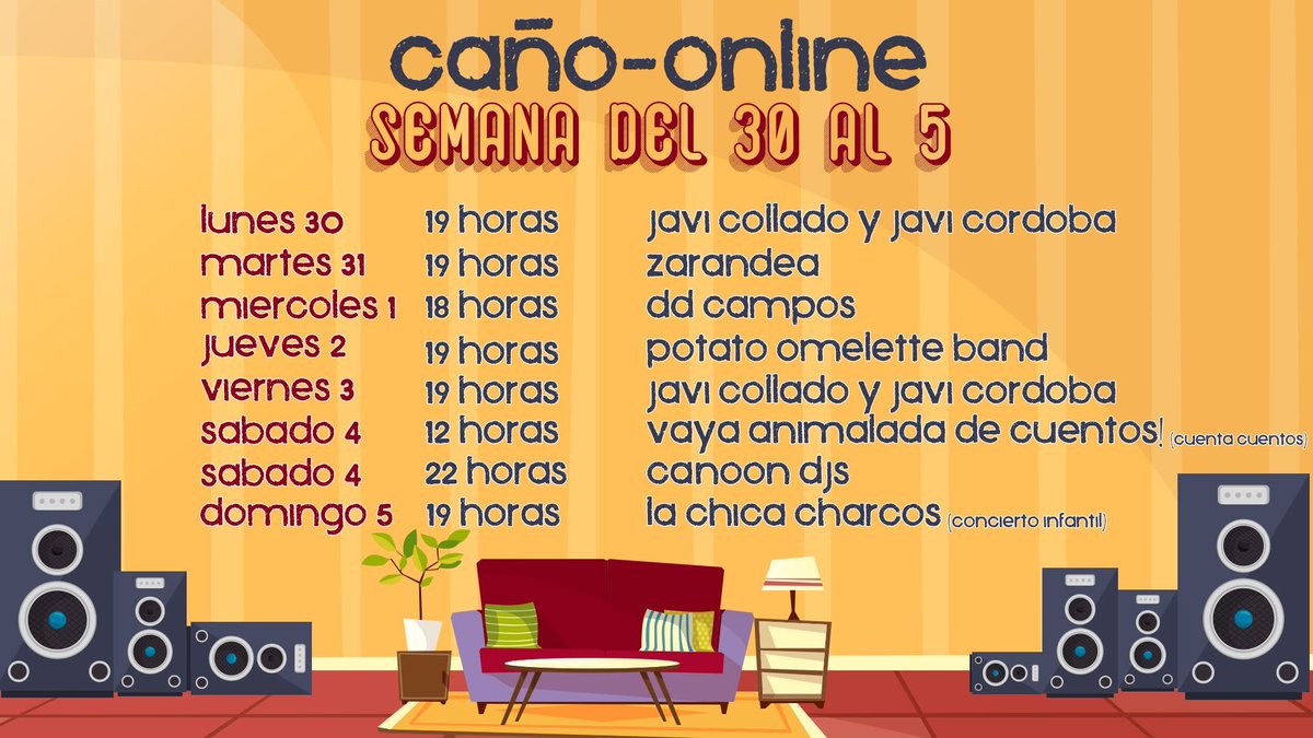 Sigue nuestro perfil de FB y disfruta de nuestro #CañoOnline
