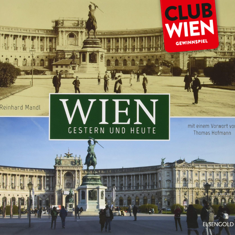 wien_wissen's tweet photo. TIPP: Der Wiener Fotograf und Autor Reinhard Mandl hat 50 historische #Stadtansichten aus allen Bezirken Wiens ausgewählt und davon aktuelle Vergleichsfotos gemacht.
#CLUBWIEN verlost fünf Exemplare ▶︎ https://t.co/mwnGEor9gn https://t.co/Ufl7Tlfa73