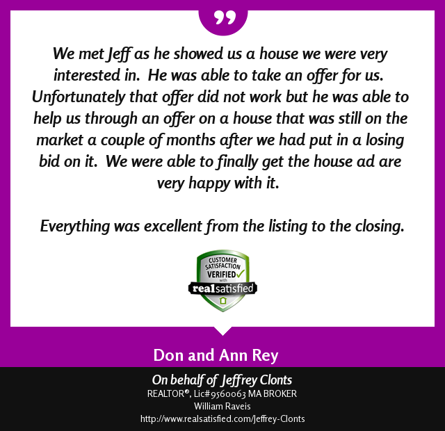 JeffCapeCod's tweet image. Who wouldn’t be honored by a recommendation like this?  realsatisfied.com/Jeffrey-Clonts via @realsatisfied