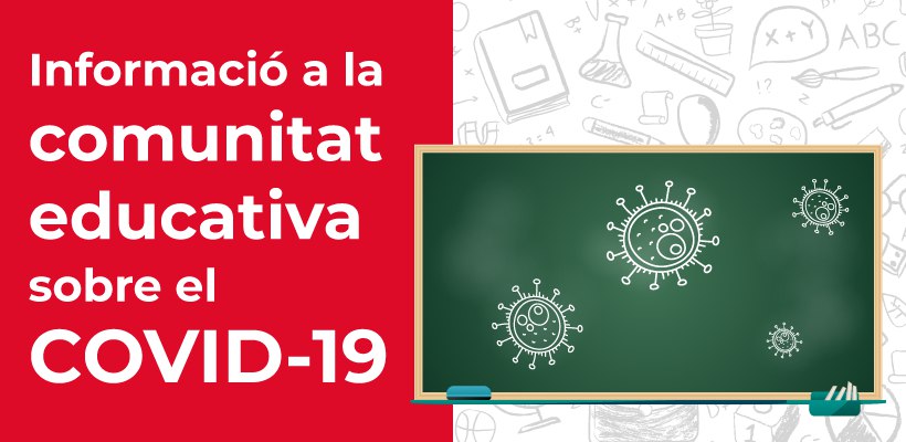 💻 Recordem que hem habilitat un espai amb informació per a la comunitat educativa sobre les mesures que estem establint per a garantir la formació a distància de l’alumnat valencià, així com l’organització del treball i les tasques del professorat.

📲 ceice.gva.es/va/covid-19