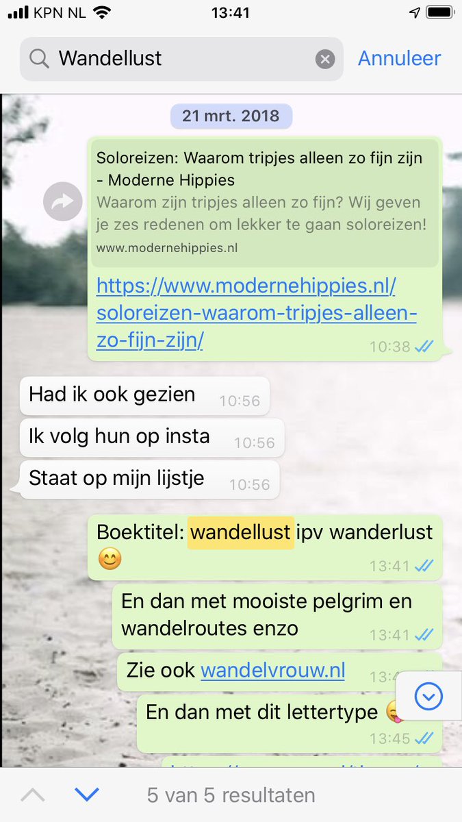 Ja hoi @twanhuijs en <a href="/prometheusbb/">Uitgeverij Prometheus</a> en <a href="/story_nl/">Story</a> de boektitel en boekconcept voor ‘Wandellust’ bestonden al op 21 maart 2018(!). Dit is een appgesprek die ik had met iemand van @Kosmosuitgevers. Wie pleegt er nu plagiaat...? 😏 #doeeenslief #moddergooien #rumagje #plagiaat