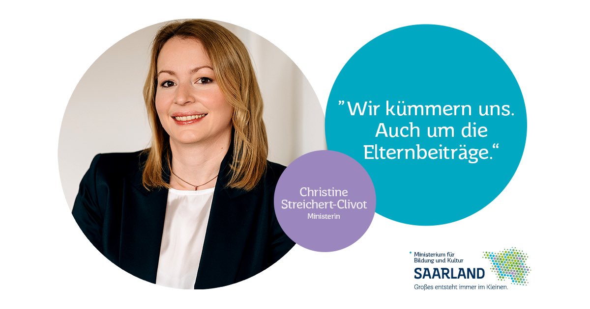 +++ Entlastung für Eltern, KiTa- und FGTS-Träger: Land übernimmt nicht gezahlte Elternbeiträge im Monat April +++ Ministerin <a href="/ChristineClivot/">Christine Streichert-Clivot</a>: ‚Damit entlasten wir Familien und sichern auch die Finanzierung der Träger.‘ Mehr Info: bit.ly/2QYMbTT #ZusammengegenCorona