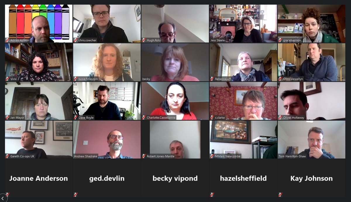 practigov's tweet photo. Thanks to all the lovely souls from community businesses who joined us on this mornings #cbmutualaid zoom call. All case studies are at https://t.co/Reh5o5q27r. Same again next week, Tues at 11.30. We’re off to celebrate getting breakout rooms working 🥳 #TogetherStronger https://t.co/fNbIrV9j2z