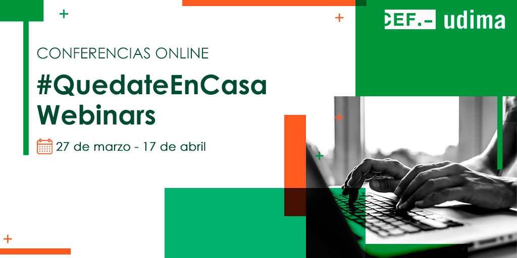 . <a href="/estudiosCEF/">CEF.- Centro de Estudios Financieros</a> y la <a href="/UDIMA/">Universidad UDIMA</a> han preparado mas de 40 conferencias online gratuitas sobre todo tipo de temas para estos días. 
▶ Inscríbete en todas las que quieras ⤵

ow.ly/HCE230qtJPl

#QuedateEnCasa #CEF #UDIMA