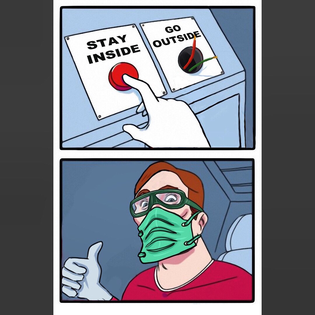 DisputeOne's tweet image. G’morning Y’all! 😷 #TooTrillForAnything #PandemicProblems #StayInside #ThinkIssaGame