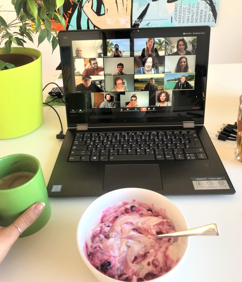schabsky's tweet photo. Viele Städte - eine #Community
#Netzwerken geht immer! Wir sind heute mit #Coworkern aus dem ganzen #Ruhrgebiet mit einem Online-Brunch in den Tag gestartet! 
Und der nächste Online-Talk ist schon terminiert 😎🤩
Toll euch mal wieder zu sehen, zu hören und sich aus zu tauschen! https://t.co/r2i7ERnmO7