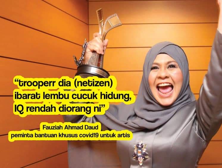 Anyieljr's tweet photo. Nilai sendiri netizen, artis Malaysia punya perangai.. https://t.co/AbuEoauXC9