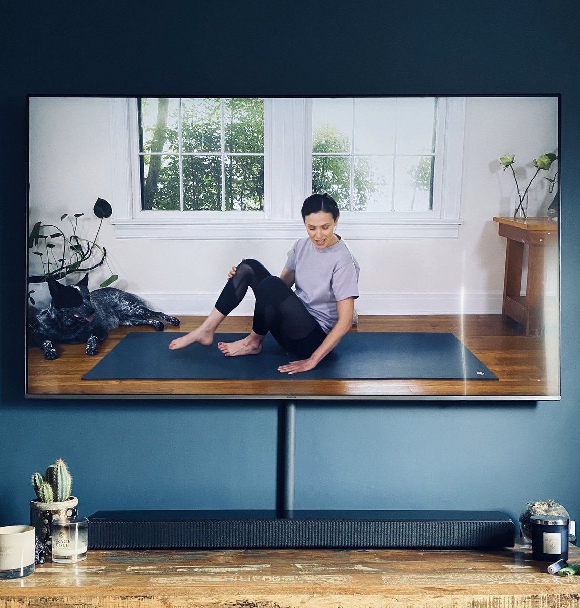 Daily Yoga With Adriene. Challenging and relaxing in equal measures. Very much recommend for physical and #mentalwellbeing  and it’s free on YouTube 👌🏼🙏🏼🧘🏼