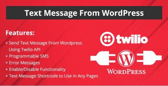 Elsnertech's tweet photo. You can now directly and easily send text messages via Wordpress to anyone only with the help of Text Message From WordPress Plugin brought to you by #Elsner.
Click here to buy: https://t.co/9NOvvff03M
#textmessage #wordpressplugin #programmablesms #twiliowordpressplugin https://t.co/6wOnSilR25