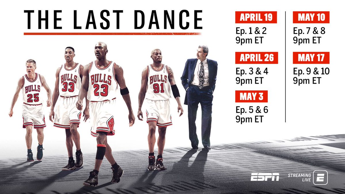 Mark your calendars. #TheLastDance