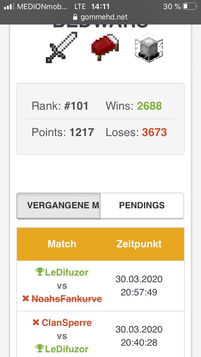 Will noch wer Clan? (Only Leute die wir schon kennen)

Ihr müsst:
- bestens BAC
- Spiel nicht ernstnehmen
- Korrekt sein (!!!!!)
- sec Accs only aber könnt auch Main haha 
- nicht komplette Merlins sein 

Schreibt DM