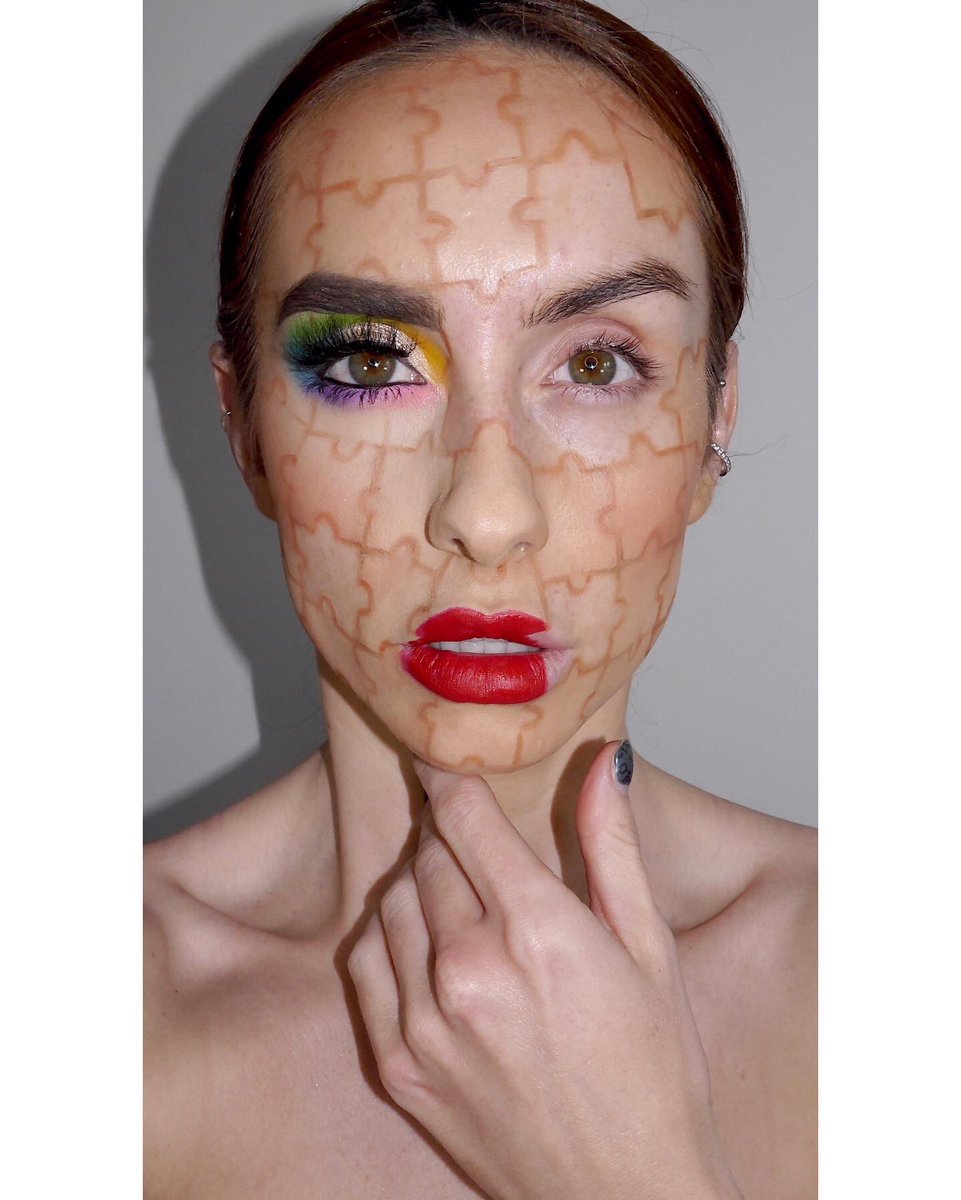 HeatherWildman's tweet photo. Something puzzling you? Inspired by @keilidhmua 🧩 https://t.co/kydgkWeQWa