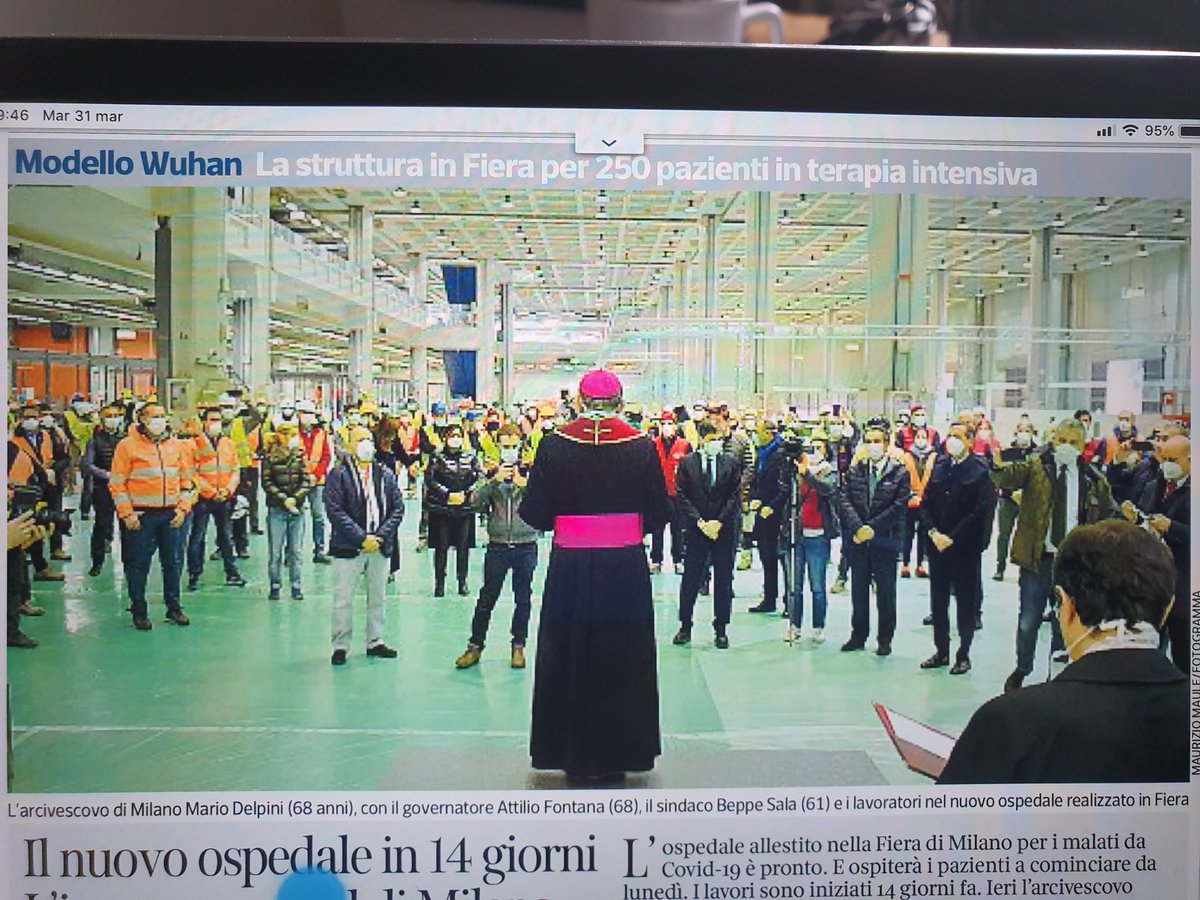 mecappello7's tweet photo. #OspedaleFiera. Un lavoro straordinario. Orgogliosa di essere milanese e italiana. https://t.co/dzwW69R8yW