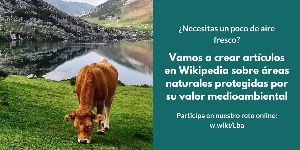 🌍 Hoy es el #DíaDeLaTierra y lo celebramos con un reto en <a href="/eswikipedia/">Wikipedia en español</a> para mejorar la información sobre áreas naturales protegidas por su valor medioambiental.

💚 Ayúdanos a documentarlas hasta el  30 de abril:
w.wiki/Lba