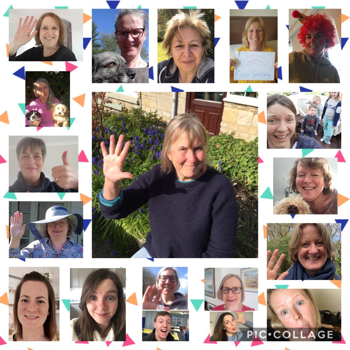 headteachersta1's tweet photo. A big wave from all the staff who are missing you guys xx https://t.co/poG9RDKbWt