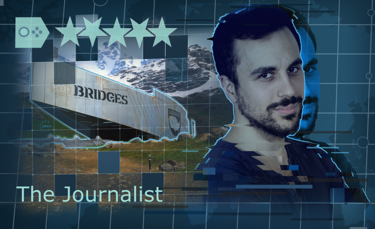 KaoticSnake's tweet photo. Prepper Announcement ❗️

@Panthaa aka "The Journalist" and his new design for #AHideoKojimaBook .

#DeathStranding #TommorrowIsInYourHands #Panthaa https://t.co/9loXsCW4tE