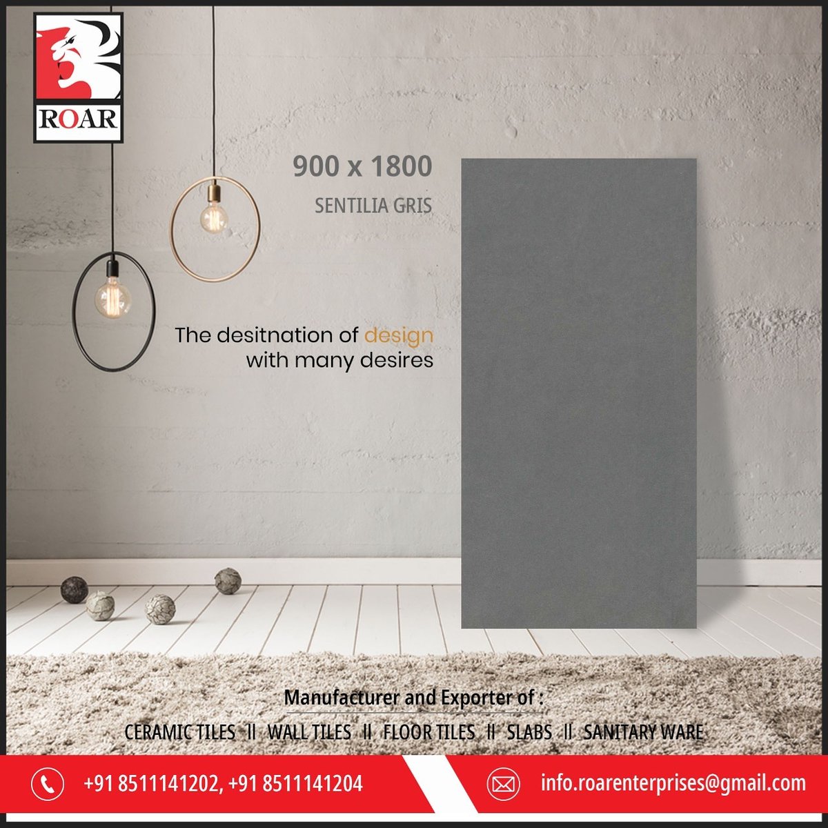 RSanitaryware's tweet photo. GVT | PGVT | Porcelain SLABS
1600x3200mm | 800x1600mm | 300x600mm
1200x2400mm | 800x2400mm | 600x600mm
1200x1200mm | 900x1800mm | 600x1200mm
1200x2600mm

#ROAR #VitrifiedTiles #porcelain #CounterTops #Marble #ceramic #Slabs #gvt #pgvt #tiles #Manufacturers #Exporter #Morbi #India https://t.co/zH5Rc4w9TJ
