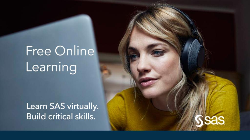 La formazione SAS non si ferma e continua anche a distanza. SAS Academy for Data Science e SAS Learning Subscription sono gratuite fino al 30 aprile, scopri di più e inizia la formazione online. 2.sas.com/60191aRT7 #education #elearning