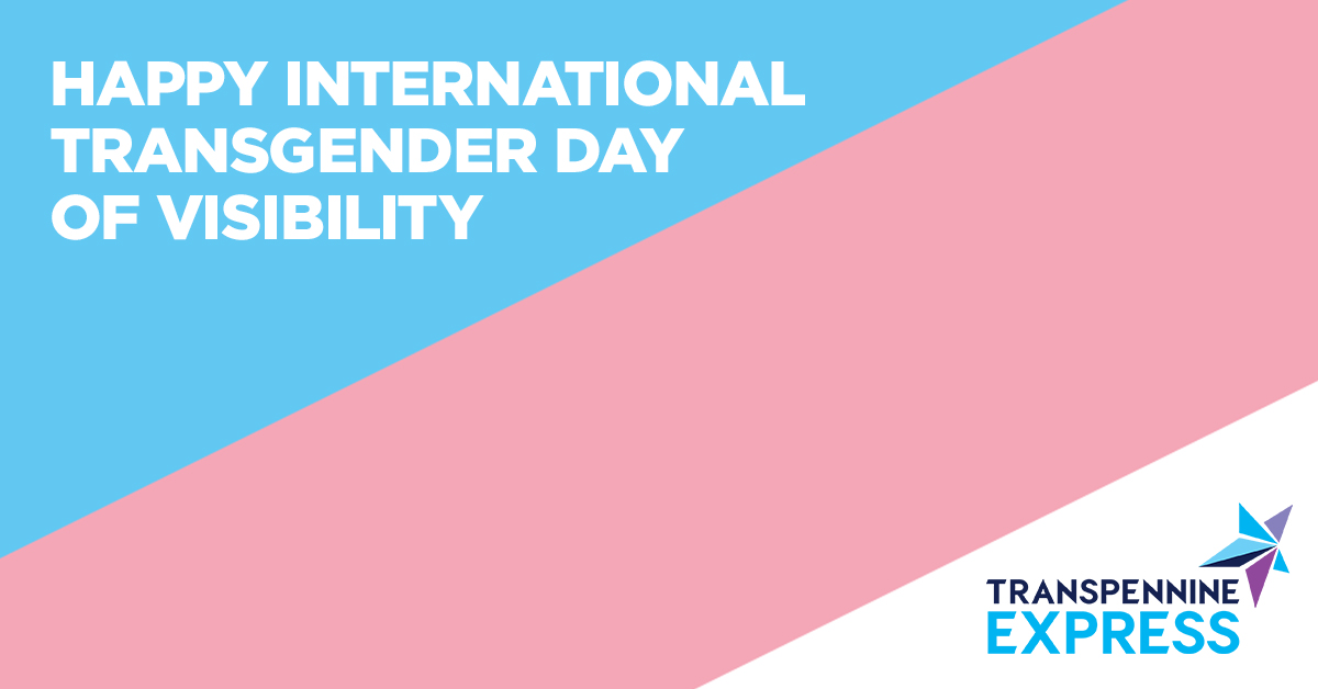 TPExpressTrains's tweet image. Today is Transgender Day of Visibility! A day to celebrate trans identity &amp;amp; diversity, and raise awareness of challenges the trans community face.

We stand with our trans friends &amp;amp; hope your day is full of sunshine, strength &amp;amp; joy despite these uncertain times we're in.

#TDoV