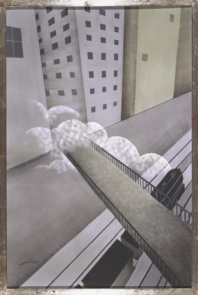 museoreinasofia's tweet photo. #DespiertaConArte Remedios Varo practicó los procedimientos surrealistas que profundizan en el análisis de las conexiones entre el subconsciente y lo real. Modernidad(1936), El hambre (1938) y Alegoría del invierno(1948) son algunas de sus obras
#ElReinaEnCasa #LaCulturaEnTuCasa https://t.co/2zkPSpvJL5